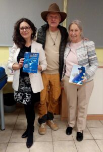 Soorganizatorka predavanja Mirela, Semir in jaz